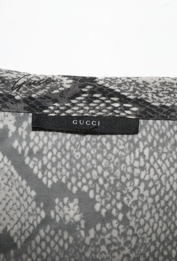 Gucci S/S 2000 Python Printed Tunic - 6