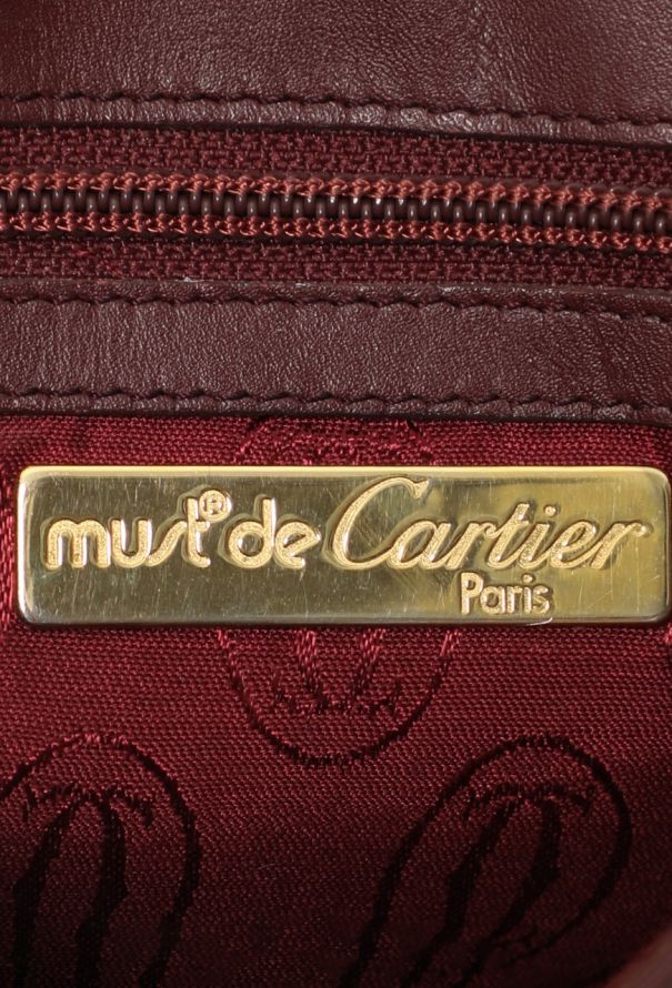Vintage Must de Cartier Bag Authentique Vintage ReSee