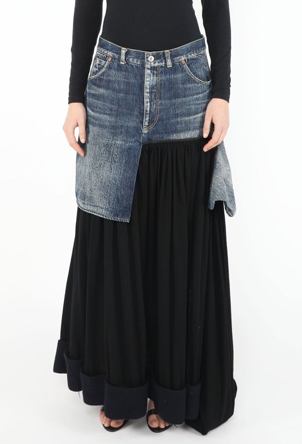 Yohji Yamamoto F/W 2002 Deconstructed Denim Skirt - 3