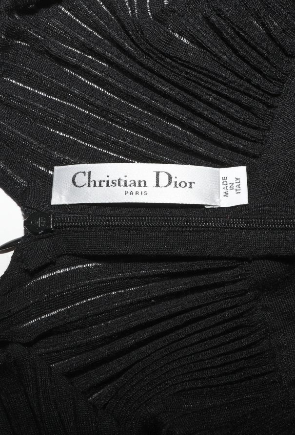 Dior F/W 2020 Pleated Silk Dress - 7