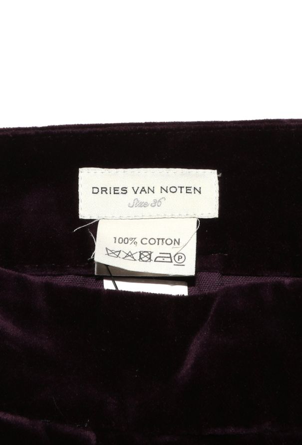 Dries Van Noten 2016 Velvet Pleated Shorts - 5 Dries Van Noten 2016 Velvet Pleated Shorts - 5