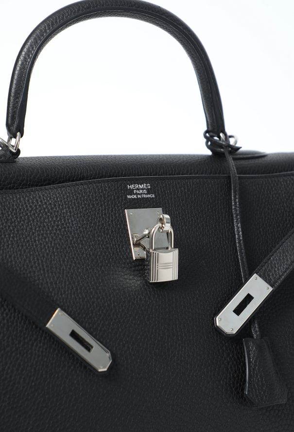 Hermès Black Togo Kelly Retourné 35 - 14