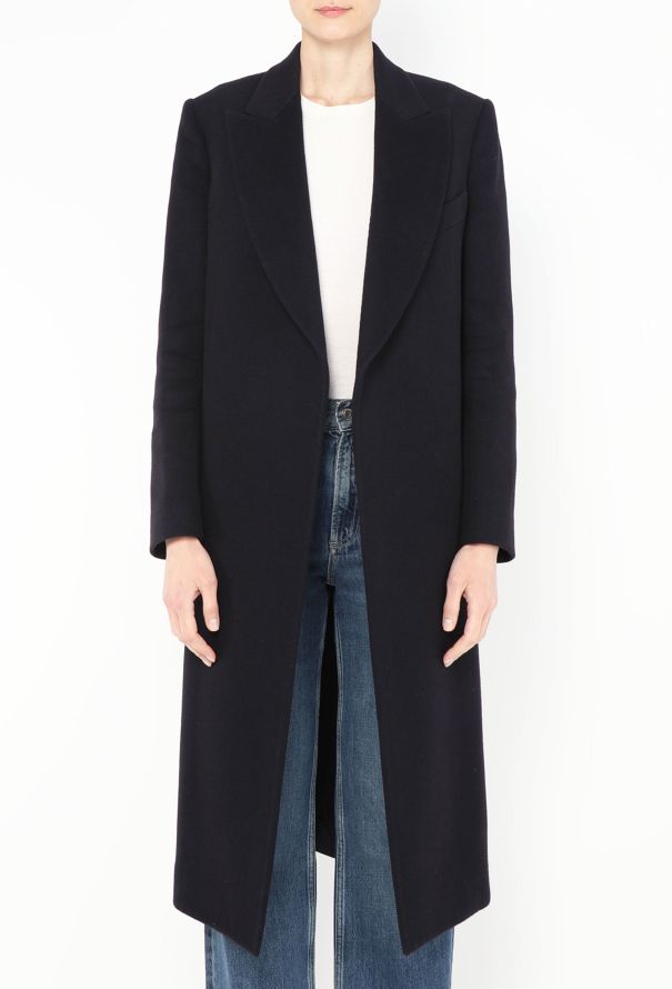 Céline 2011 Cashmere Chesterfield Coat - 2
