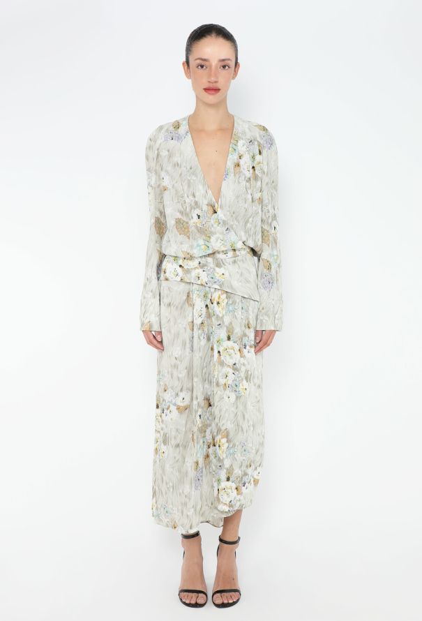 Balenciaga Fall 2016 Asymmetrical Floral Dress - 1