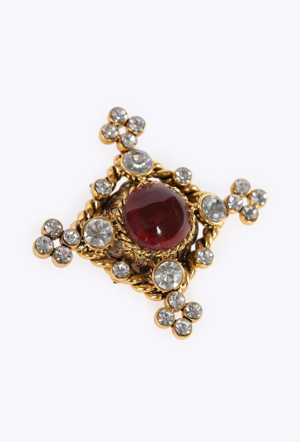 Chanel Byzantine Pendant Brooch Castellane, 1980s - 3