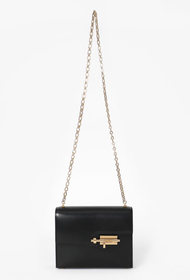 Hermès Mini Black Box Verrou Chain Bag - 1
