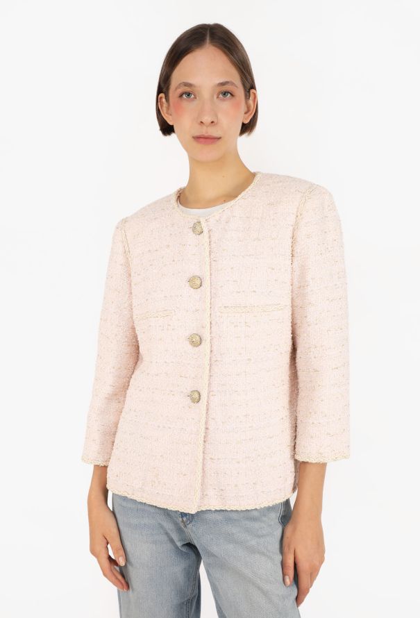Chanel Frayed Tweed Jacket, S/S 2010 - 1