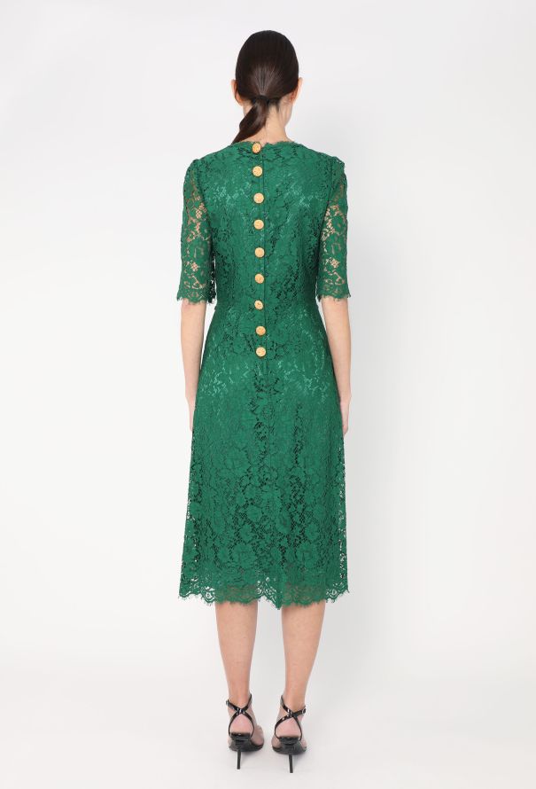 Dolce & Gabbana Dragonfly Embellished Lace Dress - 4 Dolce & Gabbana Dragonfly Embellished Lace Dress - 4