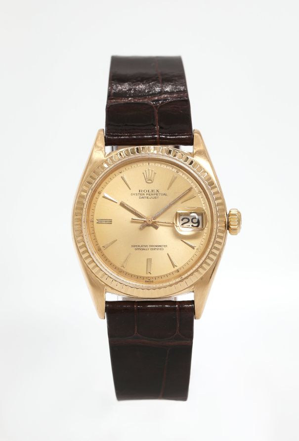 Rolex Rare 1961 18k Yellow Gold Datejust Watch - 1