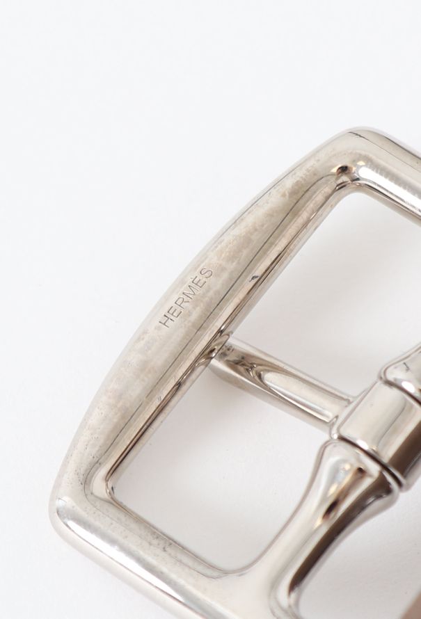 Hermès Taupe Etrivière Leather Belt - 5 Hermès Taupe Etrivière Leather Belt - 5