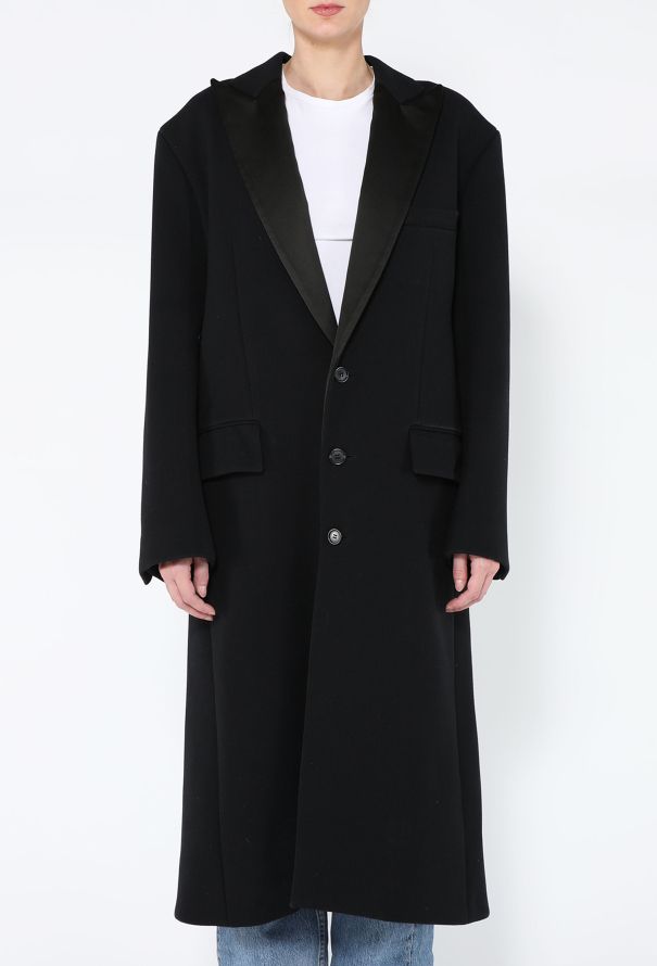 Céline Iconic F/W 2017 Notched Smoking Coat - 5