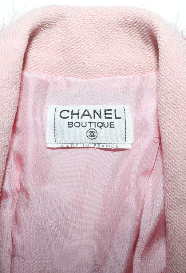 Chanel CAMPAIGN F/W 1994 Frayed Bouclé Jacket - 8 Chanel CAMPAIGN F/W 1994 Frayed Bouclé Jacket - 8