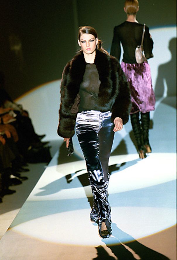 Gucci Velvet Flare Trousers, F/W 1999 - 2