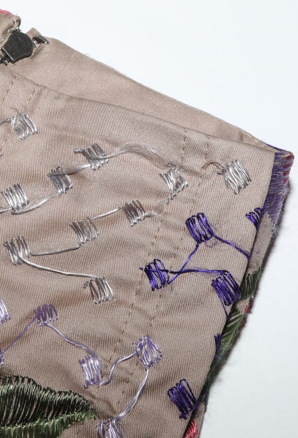 Saint Laurent STUNNING 2004 Floral Embroidered Ensemble - 8 Saint Laurent STUNNING 2004 Floral Embroidered Ensemble - 8