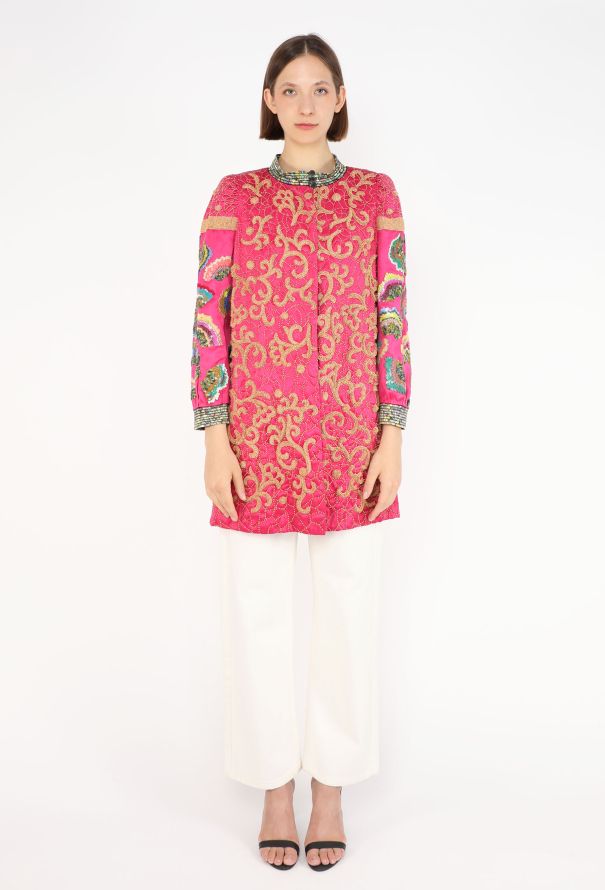 Dries Van Noten Hand-Embellished Silk Jacket, F/W 2008 - 3