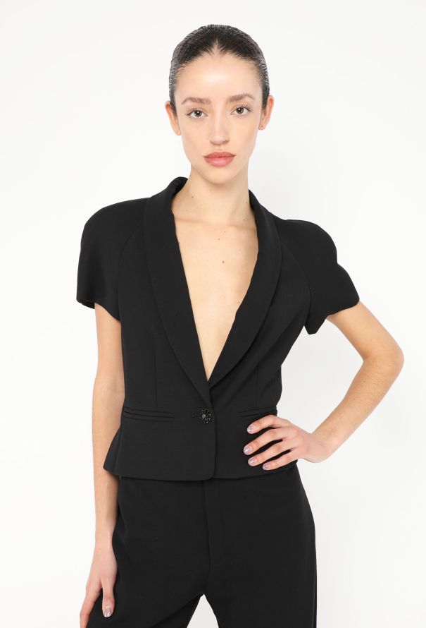 Chanel F/W 2008 Tailored Shawl Blazer - 3 Chanel F/W 2008 Tailored Shawl Blazer - 3