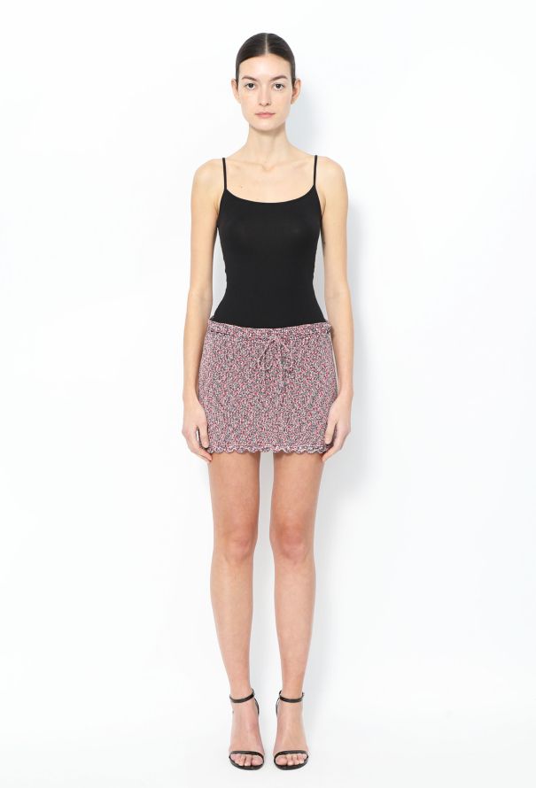 Chanel Scalloped Knit 'CC' Skirt - 3