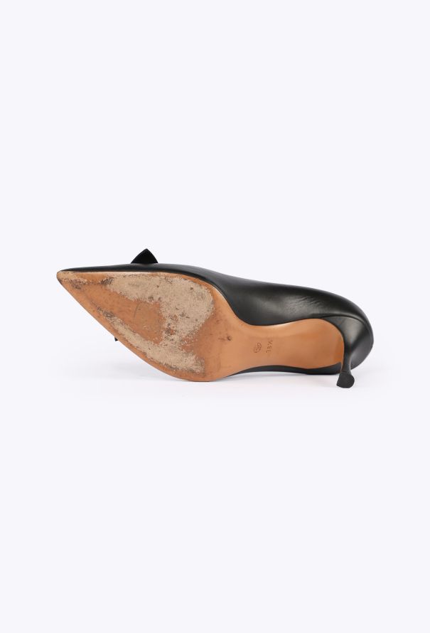 The Row Lana Bow Leather Pumps, 2023 - 5