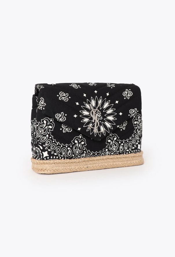 Saint Laurent Canvas Bandana Loulou Bag - 3 Saint Laurent Canvas Bandana Loulou Bag - 3
