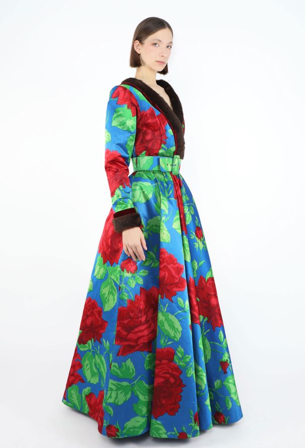 Saint Laurent EXQUISITE Haute Couture Spring 1988 Rose Ballgown - 1