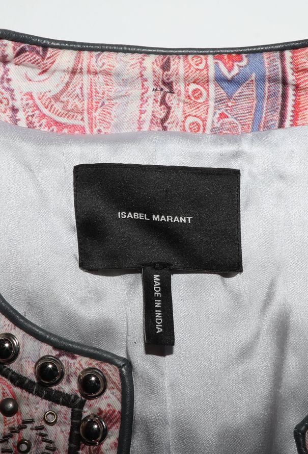 Isabel Marant S/S 2013 Hand-Embroidered Juliana Coat - 5