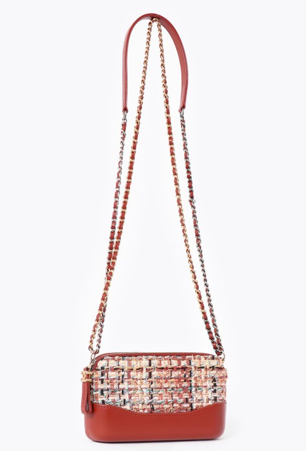 Chanel Tweed Gabrielle Clutch With Chain - 3
