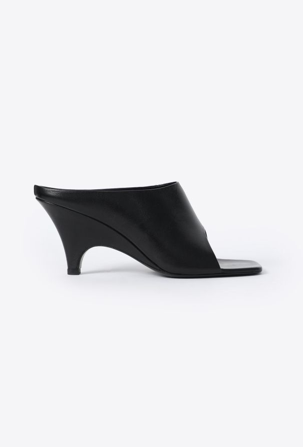 Toteme 2020 Open-Toe Leather Mules - 1