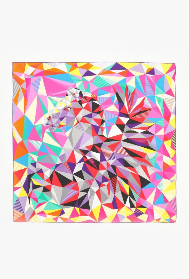 Hermès 'Les Facéties de Pégase' 90cm Silk Carré - 1