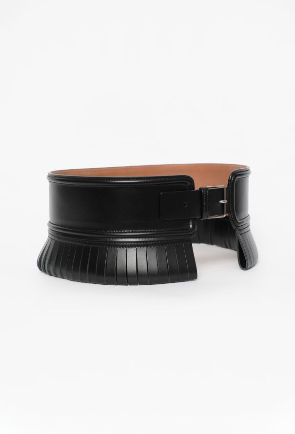 Alaïa Fringed Leather Belt - 2