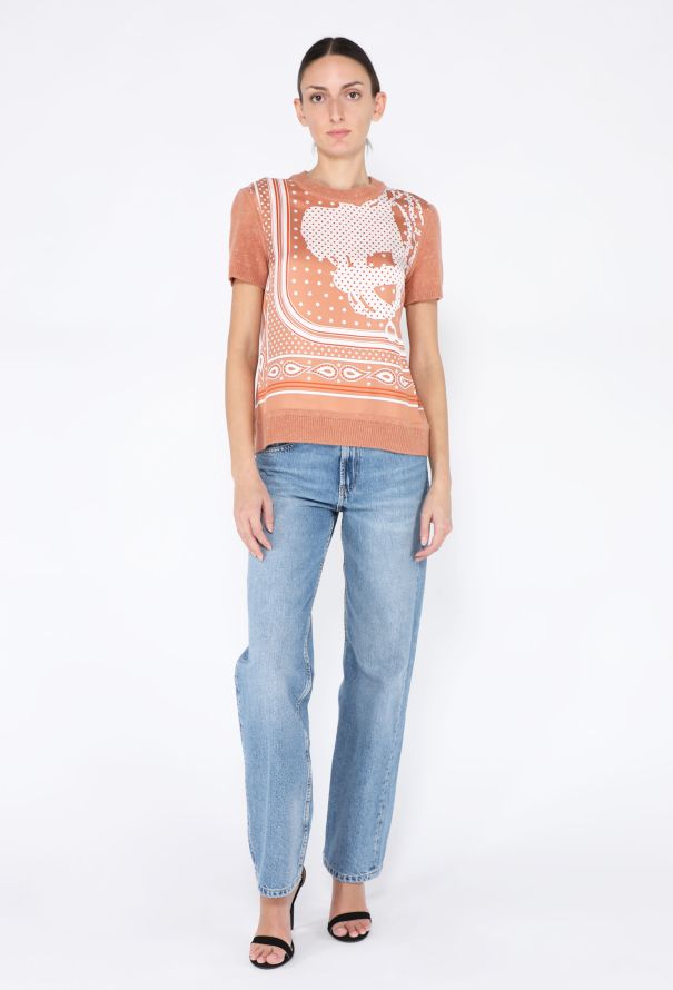 Hermès 2021 Brides de Gala Silk Carré Top - 2