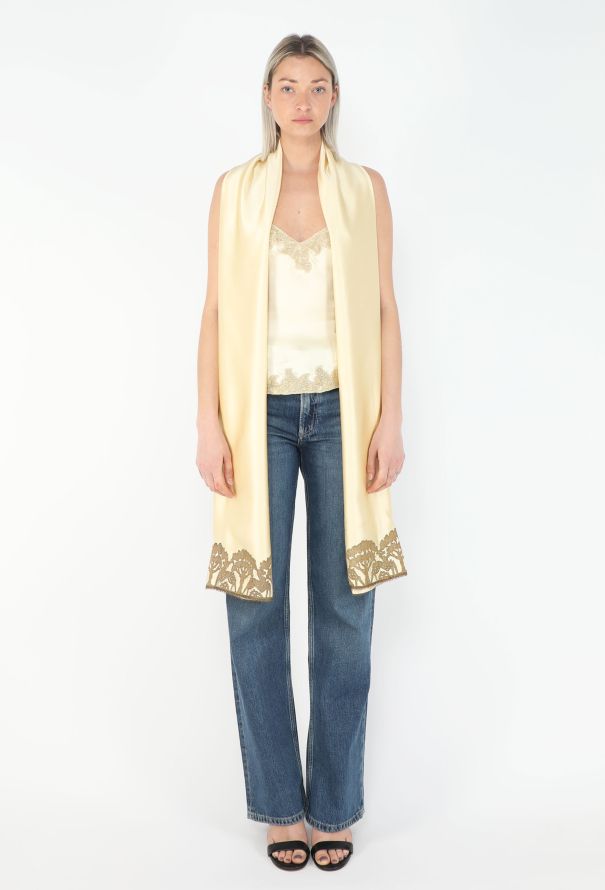 Chloé S/S 1999 Charmeuse Lace Camisole Set - 1