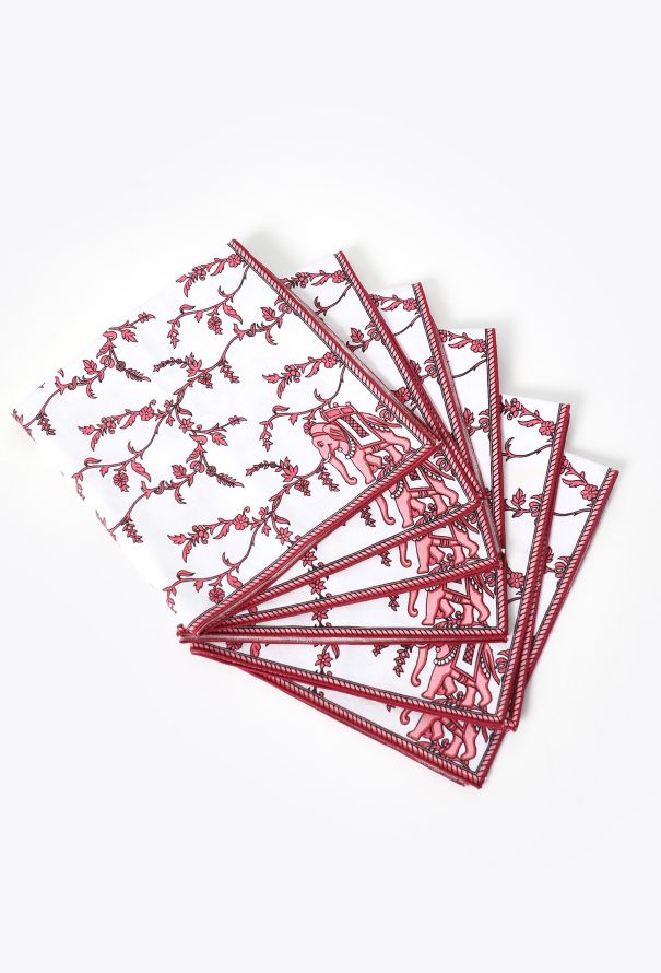 Hermès Vintage 6-piece Elephant Placemat Set - 3