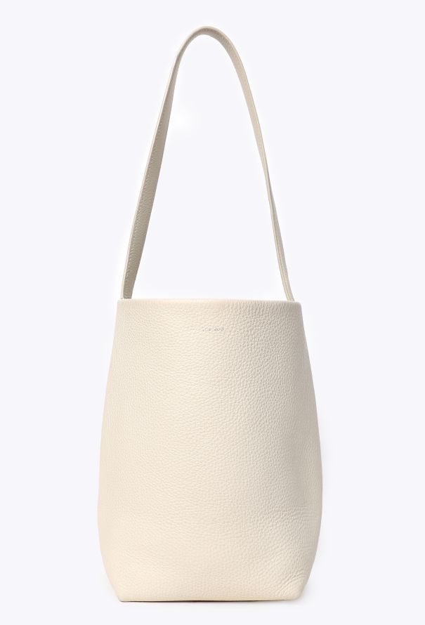 The Row White Small Park Tote Bag - 1