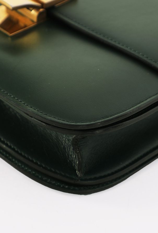 Céline Dark Green Classic Box Bag - 7