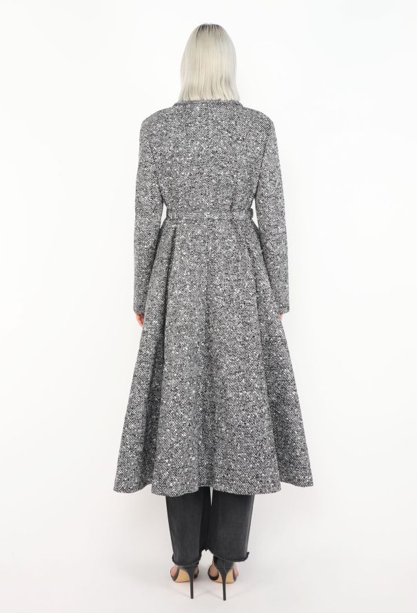 Dior 2023 Bouclé Tweed Bar Coat - 5