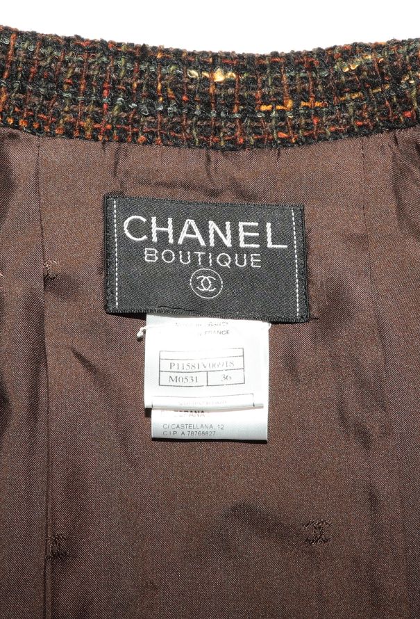 Chanel 1998 Casted Camélia Tweed Jacket - 5