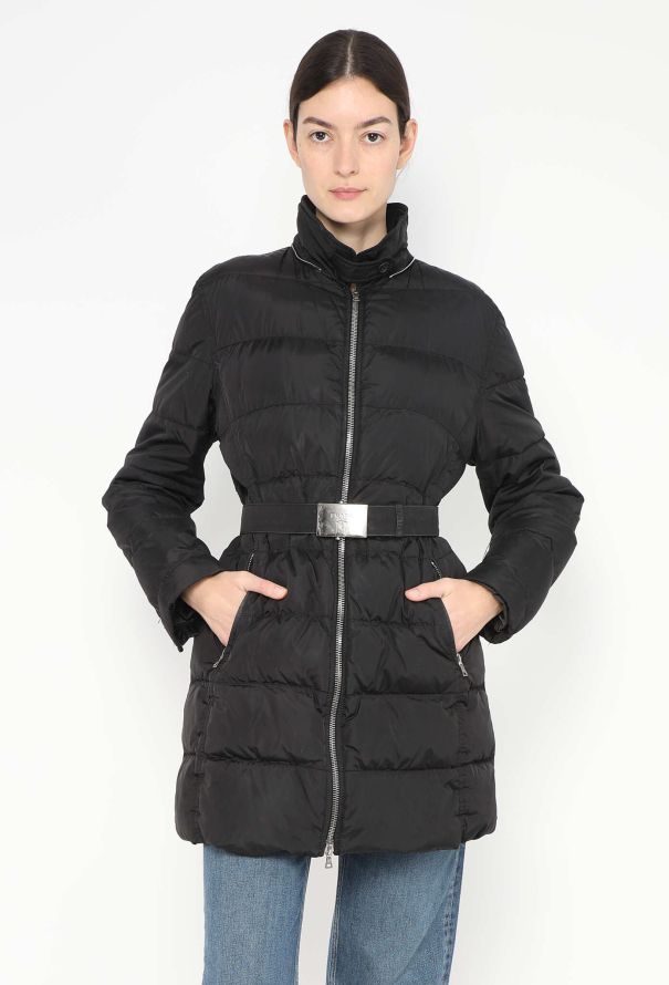 Prada Late '90s Belted Down Puffer Coat - 1