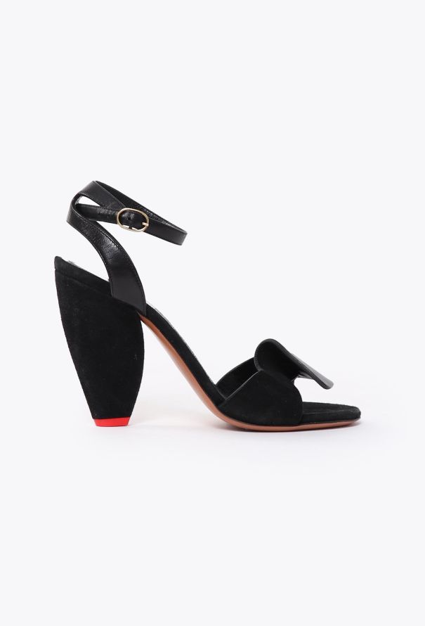 Céline Pre-Fall 2016 Suede Twist Sandals - 1