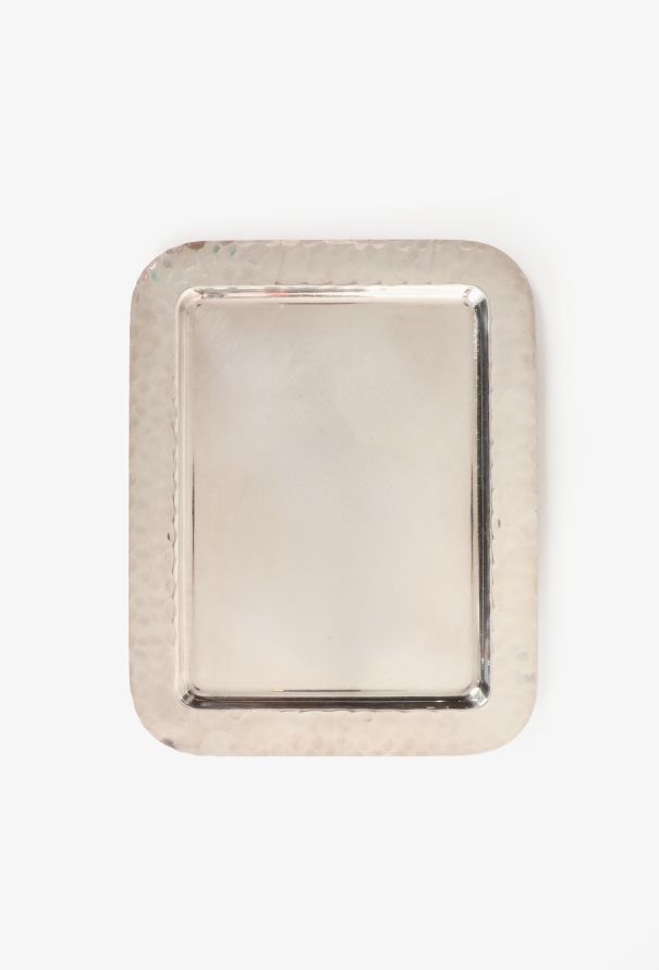 Dior Vintage Hammered Rectangular Tray - 1