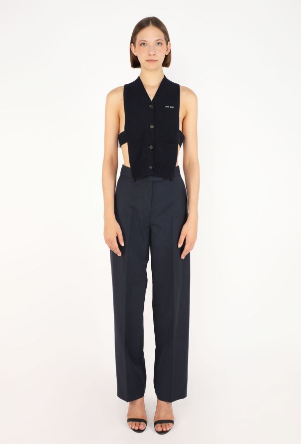 Miu Miu Cashmere Tablier Vest, S/S 2026 - 7