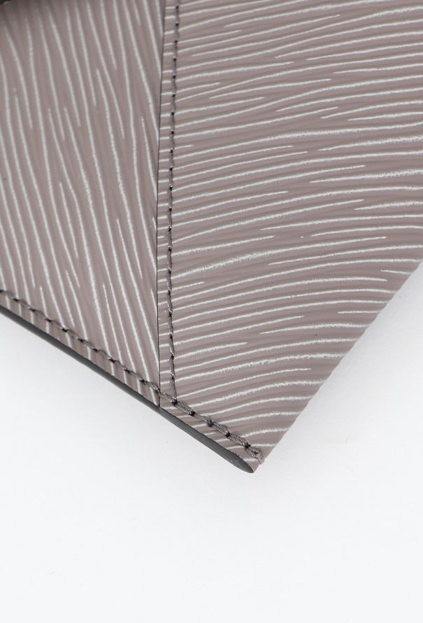 Louis Vuitton Matte Grey Epi Envelope Pouch - 9 Louis Vuitton Matte Grey Epi Envelope Pouch - 9