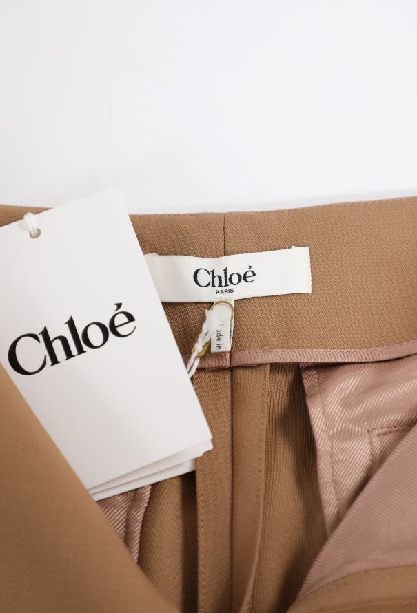 Chloé Pre-Fall 2024 Pintuck Bootcut Trousers - 6