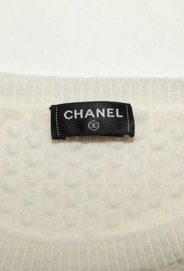 Chanel 2024 Textured Cashmere Sweater - 5 Chanel 2024 Textured Cashmere Sweater - 5