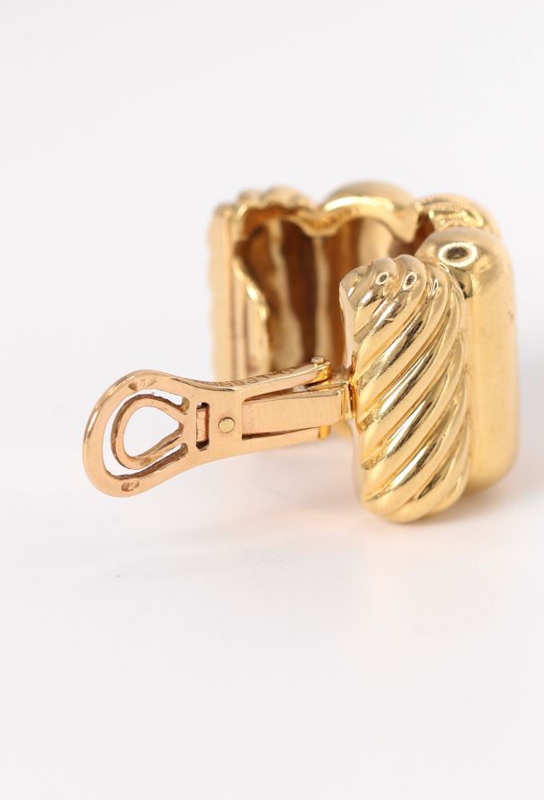 Vintage Fine Jewelry O.J Perrin 18k Yellow Gold Verona Clip On Earrings - 6 Vintage Fine Jewelry O.J Perrin 18k Yellow Gold Verona Clip On Earrings - 6