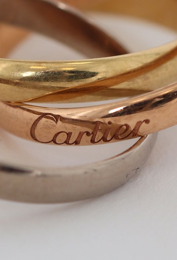 Cartier 18k Gold Trinity Ring - 6