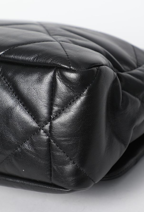 Chanel Black 19 Flap Bag GM - 9