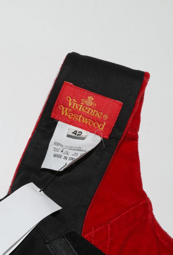 Vivienne Westwood COLLECTOR F/W 1987 'Harris Tweed' Velvet Corset - 7 Vivienne Westwood COLLECTOR F/W 1987 'Harris Tweed' Velvet Corset - 7