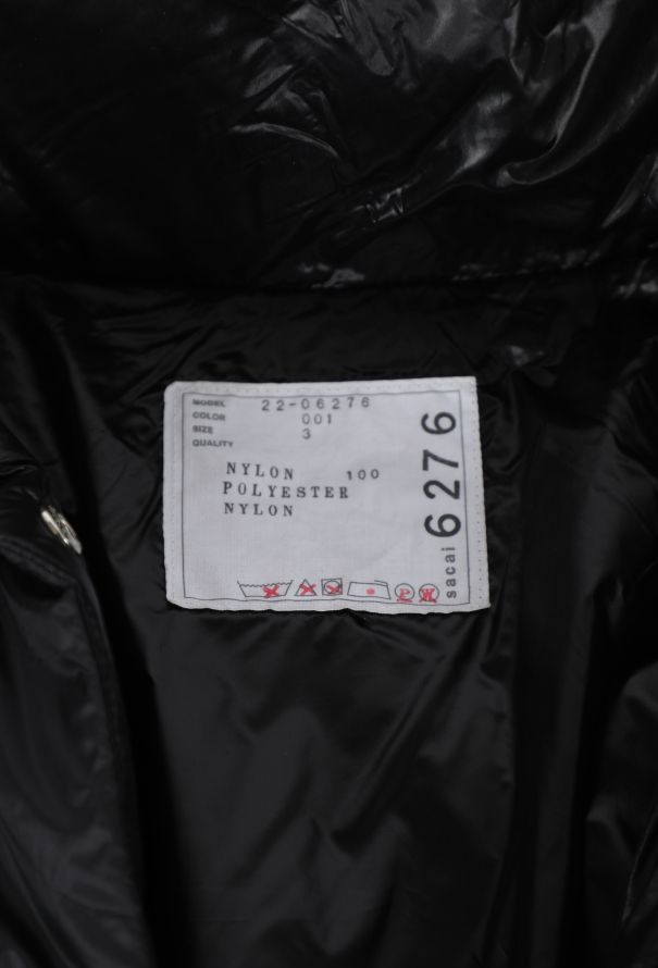 Sacai 2023 Hooded Cropped Puffer Coat - 7