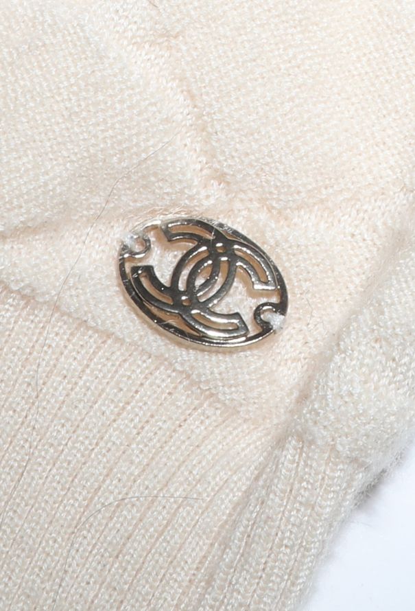 Chanel Cashmere Lattice Knit Turtleneck - 7