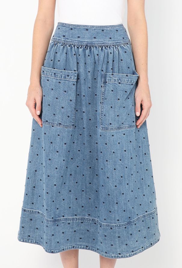 Ulla Johnson Pre-Fall 2018 Denim Skirt - 4 Ulla Johnson Pre-Fall 2018 Denim Skirt - 4